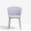 Sillón Nym 2832 de Pedrali. Sillas de diseño. Sillas tapizadas modernas.