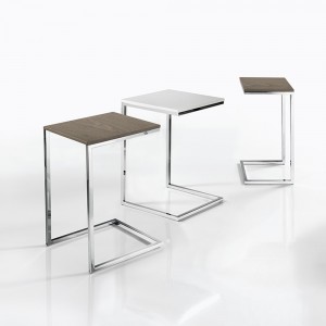 Conjunto Mesas Auxiliares Hip Hop de Bontempi. Muebles modernos italianos.