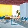 Sillón Nym 2842 de Pedrali. Sillas de diseño. Silla giratorias de oficina.