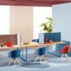 Sillón Nym 2842 de Pedrali. Sillas de diseño. Silla giratorias de oficina.