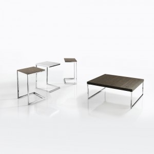 Mesa auxiliar Hip Hop de Bontempi. Mesas auxiliares para salón de diseño italiano.