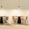 Silla Klip de Viccarbe. Sillas tapizadas de diseño moderno para contract.