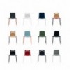 Silla Klip de Viccarbe. Sillas tapizadas de diseño moderno para contract.