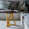 Mesa Auxiliar Millennium Redonda de Bontempi. Muebles modernos italianos.