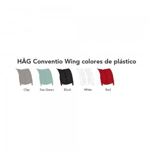 Silla HAG Conventio Wing 9812 de Hag. Sillas de oficina. Sillas plásticas.
