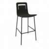 Taburete Fijo Klip de madera de Viccarbe. Mobilario para interiores. Base metal