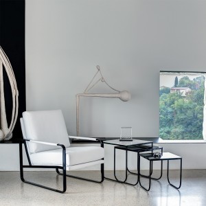Conjunto Mesas Auxiliares Tokio de Bontempi. Muebles modernos italianos.