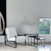 Conjunto Mesas Auxiliares Tokio de Bontempi. Muebles modernos italianos.
