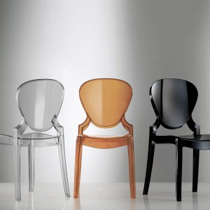 Silla Queen 650 de Pedrali. Sillas de diseño para exterior. Sillas de jardín.