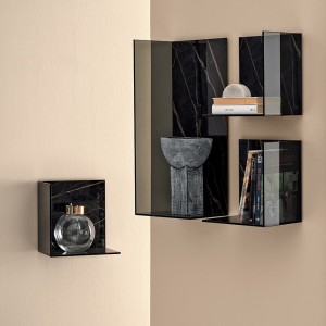Estante Zen de Bontempi. Estantes y repisas modernos con anclaje de pared.