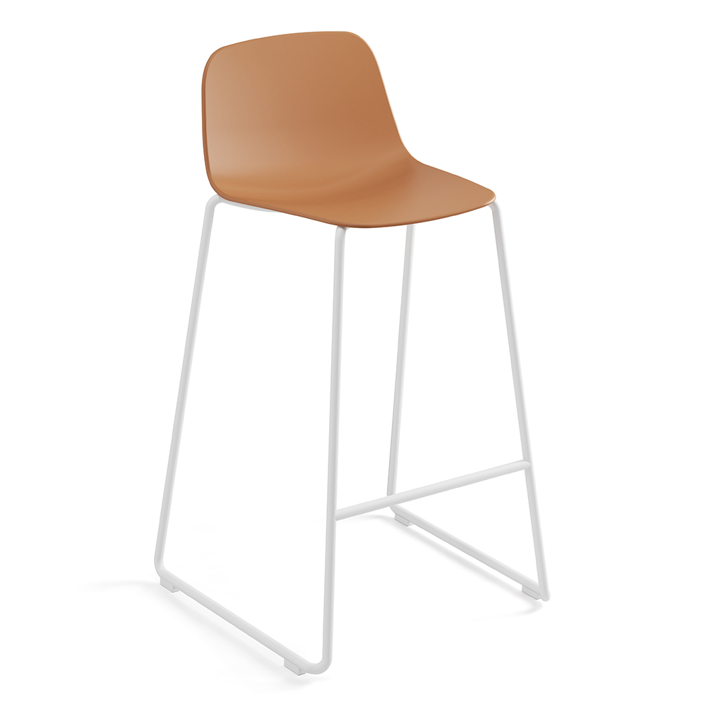 Taburete Maarten en polipropileno. Mobilario moderno ideal para interiores.