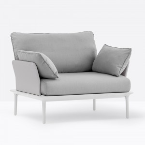 Sillón Reva de Pedrali. Sillones de diseño moderno. Sillones para jardín.