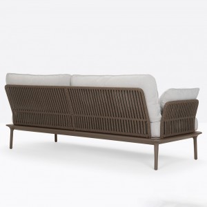 Sofá Reva Twist de Pedrali. Sofás de diseño modernos. Sofás de exterior.