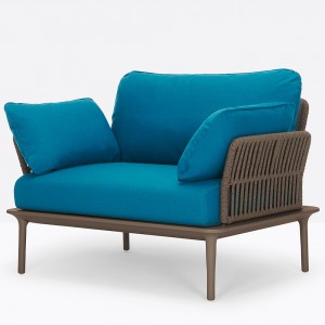 Sillón Reva Twist de Pedrali. Sillones de diseño. Sillones modernos de jardín.