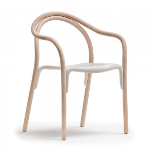 Sillón Soul 3745/3747 de Pedrali. Sillones de diseño moderno. Sillones de madera.