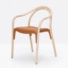 Sillón Soul 3745/3747 de Pedrali. Sillones de diseño moderno. Sillones de madera.