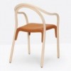Sillón Soul 3745/3747 de Pedrali. Sillones de diseño moderno. Sillones de madera.