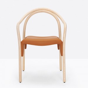 Sillón Soul 3745/3747 de Pedrali. Sillones de diseño moderno. Sillones de madera.
