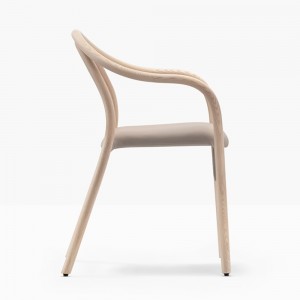 Sillón Soul 3745/3747 de Pedrali. Sillones de diseño moderno. Sillones de madera.