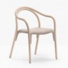 Sillón Soul 3745/3747 de Pedrali. Sillones de diseño moderno. Sillones de madera.