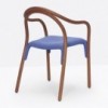 Sillón Soul 3745/3747 de Pedrali. Sillones de diseño moderno. Sillones de madera.