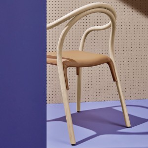 Sillón Soul 3745/3747 de Pedrali. Sillones de diseño moderno. Sillones de madera.