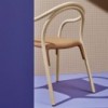 Sillón Soul 3745/3747 de Pedrali. Sillones de diseño moderno. Sillones de madera.
