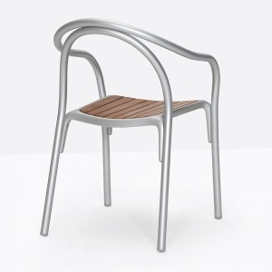 Sillón Soul 3746 de Pedrali. Sillones de diseño moderno. Sillones de exterior.