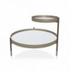 Mesa Auxiliar Planet Cristal de Bontempi. Mesas auxiliares modernas de diseño italiano.