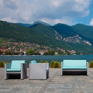 Sofá Sunset 626 de Pedrali. Sofas de diseño. Sofás modernos. Sofá de exterior.