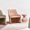 Butaca Nagi de Viccarbe. Butacas tapizadas modernas ideal para interiores.