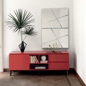 Espejo Break de Bontempi. Complementos de diseño italiano. Espejos de salón.