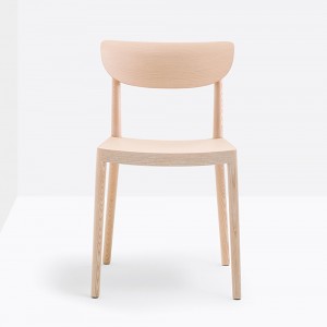 Silla Tivoli 2800 de Pedrali. Sillas de diseño. Sillas modernas de madera.