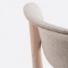 Silla Tivoli 2802/2801 de Pedrali. Sillas de diseño. Sillas tapizadas modernas.