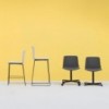Silla giratoria Tweet 893/2 de Pedrali. Sillas de diseño. Sillas de oficina.