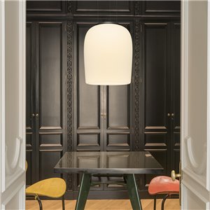 Lámpara suspensión ghost de Vibia. Diseño de iluminación para salones.