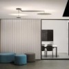 Lámpara techo flat Doble de Vibia. Diseño de luminarias para interiores.