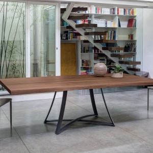 Mesa Big Bang Rectangular Melamina o Mármol de Ingenia. Mesas para comedor o salón.