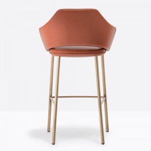 Taburete Vic Metal 649/648 de Pedrali. Taburetes de diseño. Taburetes moderno.