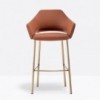 Taburete Vic Metal 649/648 de Pedrali. Taburetes de diseño. Taburetes moderno.