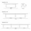 Banqueta Trestle de Viccarbe. Mobilario para espacios públicos interiores.