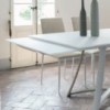 Mesa Big Bang Extensible Cerámica o Mármol de Ingenia. Mesas para comedor.