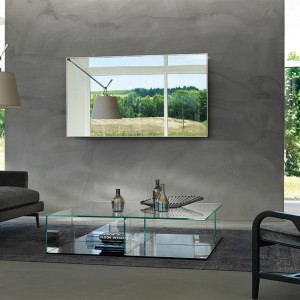Espejo de pared Mirage TV de Fiam. Colección de espejos con televisión.
