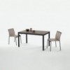 Mesa Eos Extensible Cerámica de Ingenia. Mesas extensibles para comedor.