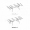 Mesa Gulliver Extensible de Ingenia. Mesas extensibles de comedor de diseño.