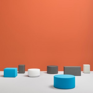 Pouf Wow 320/4/1 de Pedrali. Poufs de diseño. Poufs modernos contract.
