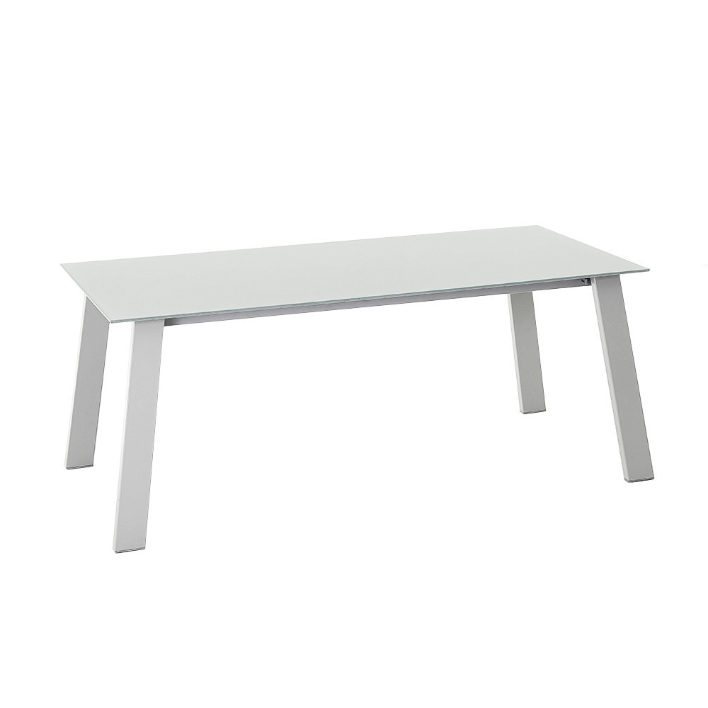 Mesa Kalua Extensible Cristal  de Ingenia. Mesas extensibles para comedor.