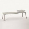 Mesa Kalua Extensible Cristal  de Ingenia. Mesas extensibles para comedor.