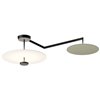 Lámpara techo flat Doble de Vibia. Diseño de luminarias para interiores.