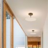 Lámpara techo flat de Vibia. Diseño moderno de luminarias para salones.